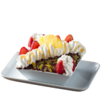 Arabella Obstsalat mit belgischer Schokolade und Creme