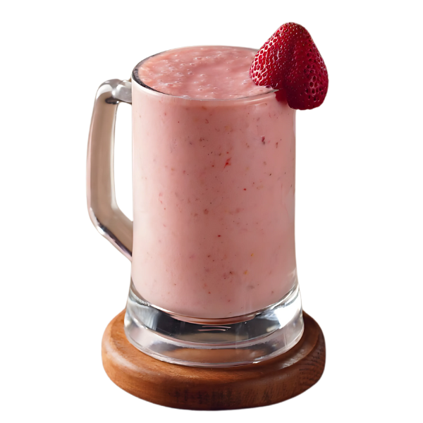 Bananen-Erdbeer-Milch-Cocktail